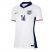 Camiseta Inglaterra Conor Gallagher #16 Primera Equipación Replica Eurocopa 2024 para mujer mangas cortas